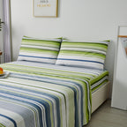 Bulk 2 sets of Serene Full 3pc Duvet Cover Sets and 2 sets of Full 4pc Sheet Sets