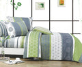 Bulk 2 sets of Serene Full 3pc Duvet Cover Sets and 2 sets of Full 4pc Sheet Sets