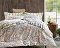 Botanical Prints 3 Piece 100% Cotton Bedding Set: Duvet Cover and Two Pillow Shams