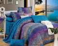 Fantasia 3 Piece 100% Cotton Bedding Set: Duvet Cover and Two Pillow Shams